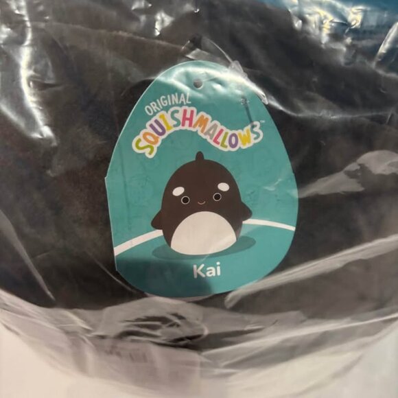 Squishmallows Original 14-Inch Large Kai The Orca Whale - Picture 4 of 4